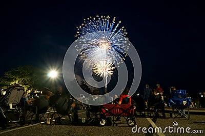 4th Of July Fireworks Editorial Stock Photo