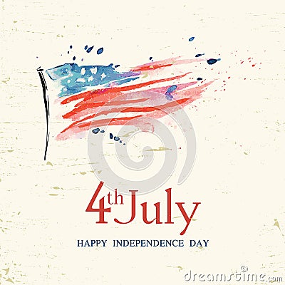 4th of July Vector Illustration