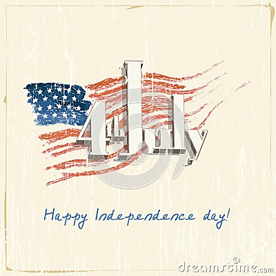 4th of July Vector Illustration