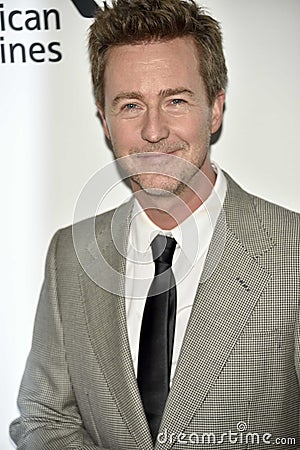 Edward Norton attends the 57th New York Film Festival for `Motherless Brooklyn` Editorial Stock Photo