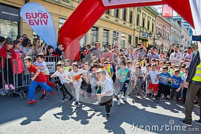 26th Novi Sad Half Marathon. Editorial Stock Photo