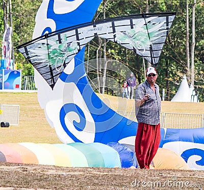 24th Pasir Gudang World Kite Festival, 2019 Editorial Stock Photo