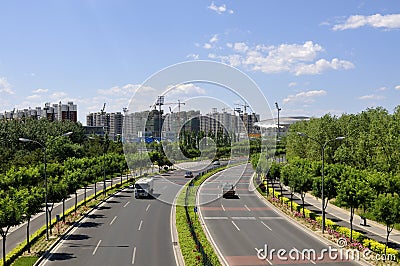 5th ring road in Beijing Stock Photo