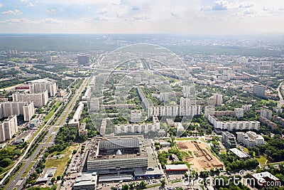 15th and 16th districts of Ostankino district Stock Photo