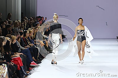 39th Ukrainian Fashion Week in Kyiv, Ukraine Editorial Stock Photo