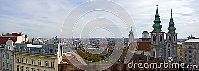 11th Viennese District of Mariahilf Editorial Stock Photo