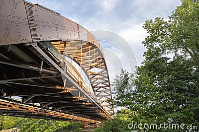 The Thaddeus Kosciusko Bridge in Albany NY. Stock Photo