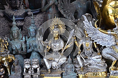 Thai amulets Stock Photo