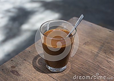 Thai antique coffee Stock Photo