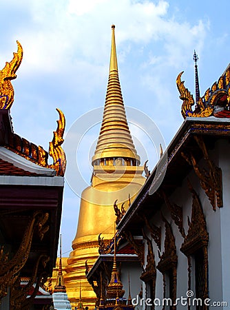 Thai architecture style Stock Photo