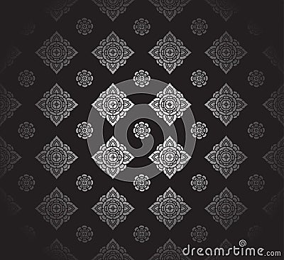 Thai Art Background pattern Vector Illustration