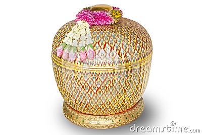 Thai Benjarong porcelain Stock Photo