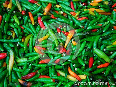 Thai chilli pepper Stock Photo