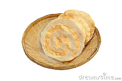 Thai cornflakes in the basket Stock Photo