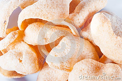 Thai crisp rice,close up Stock Photo