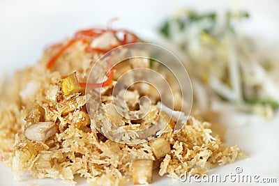 Thai crispy noodles Stock Photo