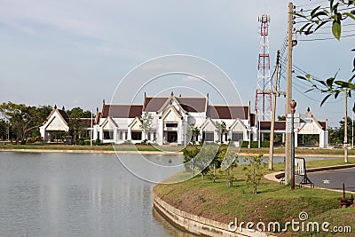 Thai Cultural and Handicraft Center Stock Photo