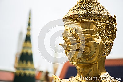 Thai demon statue Stock Photo