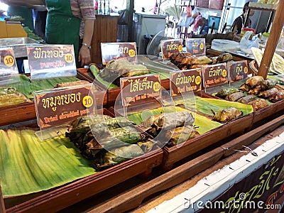 Thai dessert food Editorial Stock Photo