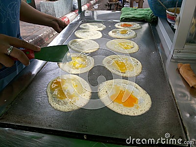 Thai dessert, khanom tokyo. Stock Photo