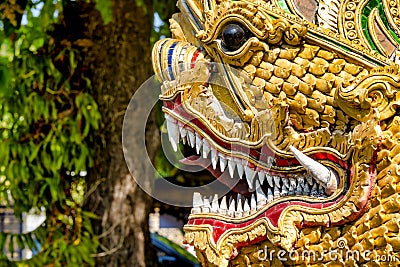 Thai dragon Stock Photo