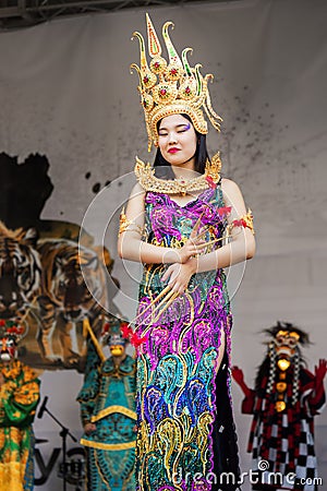 Thai dress. Editorial Stock Photo