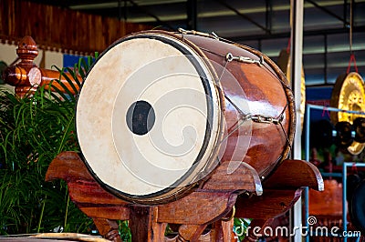 Thai drums Stock Photo