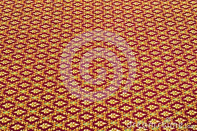 Thai fabric patterns Stock Photo