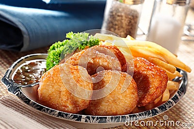 Thai Fish Cake Stock Photo