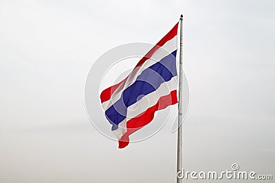 Thai flag Stock Photo