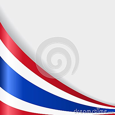 Thai flag background. Vector illustration. Vector Illustration