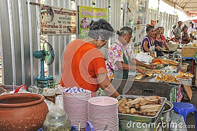 Thai food in Bangkok, Thailand Editorial Stock Photo