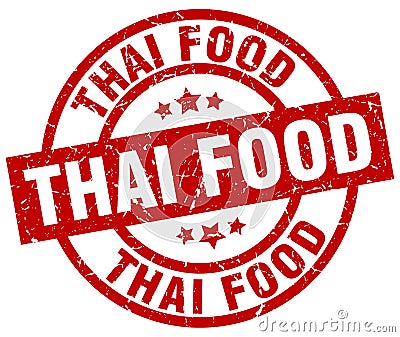 thai food stamp Vector Illustration