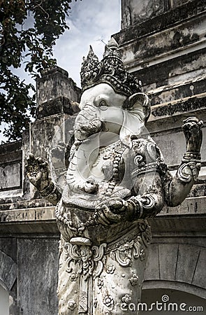 Thai Ganesha Statue Stock Photo