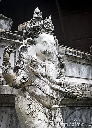 Thai Ganesha Statue Stock Photo