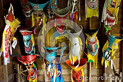 Thai Ghost Dance. Stock Photo