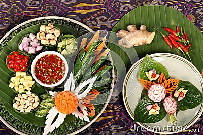 Thai herb ingredient Stock Photo