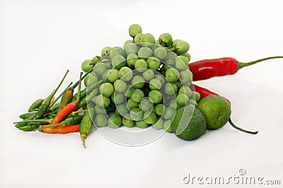 Thai herb ingredients Stock Photo