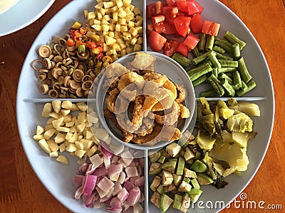 Thai herb seasoning Stock Photo