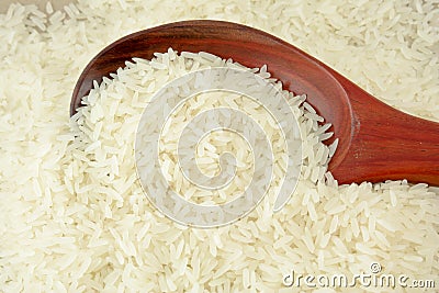 Thai jasmine rice Stock Photo