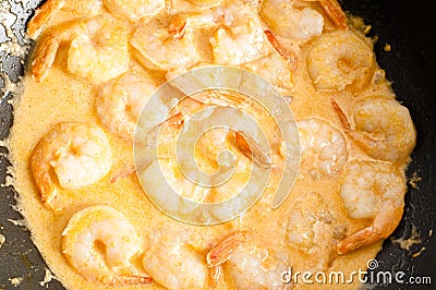 Thai King prawn Stock Photo