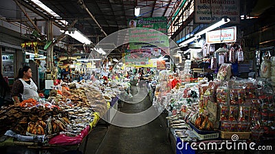 Thai local food market Editorial Stock Photo