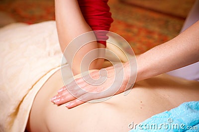 Thai massage Stock Photo