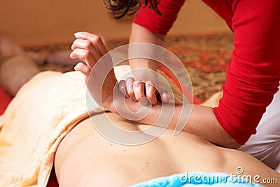 Thai massage Stock Photo