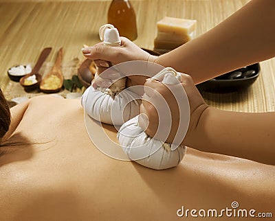 Thai Massage Stock Photo