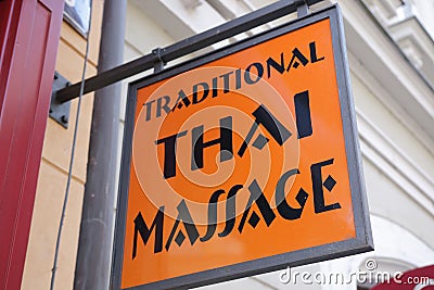 Thai massage Stock Photo