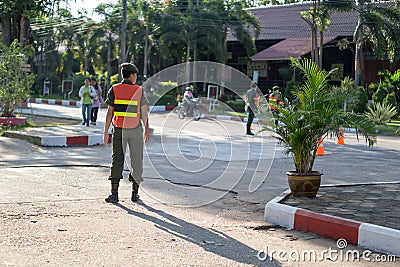 Thai military student Editorial Stock Photo