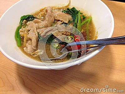 Thai noodle Stock Photo