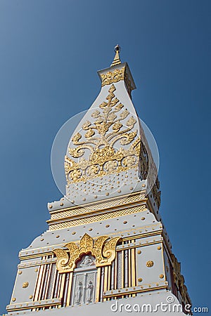 Thai northeast style Pagoda. Stock Photo