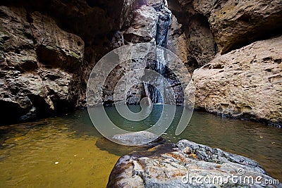 Thai Pai Pam Bok waterfall Stock Photo